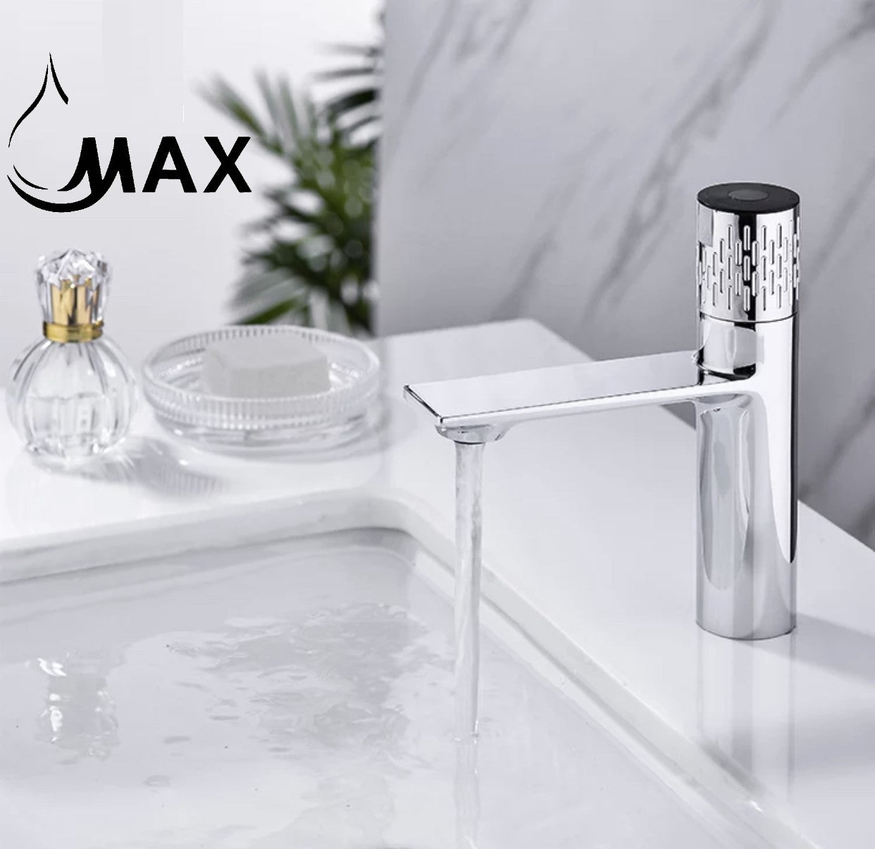 Touchless Motion Bathroom Faucet In Chrome Finish
