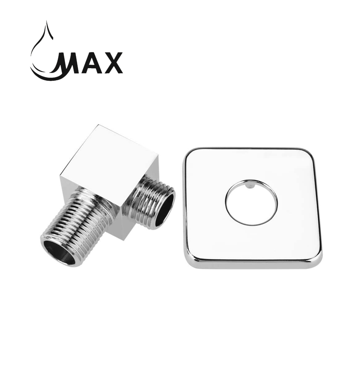 Shower Outlet Elbow Wall Mounted Chrome Finish