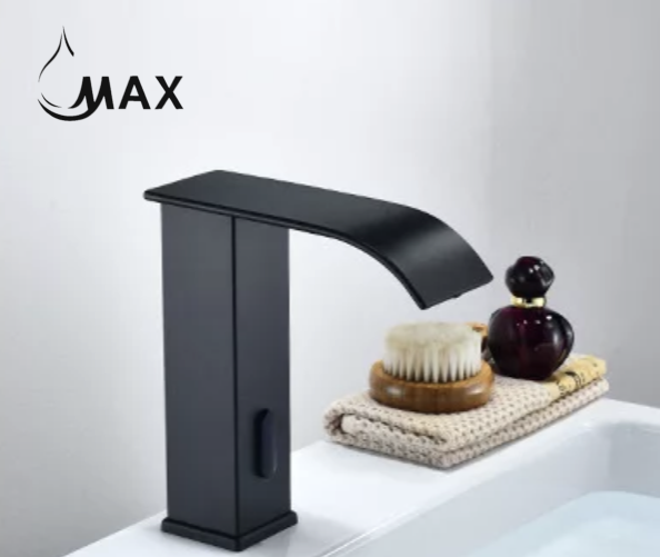 Touchless Bathroom Faucet Matte Black Finish