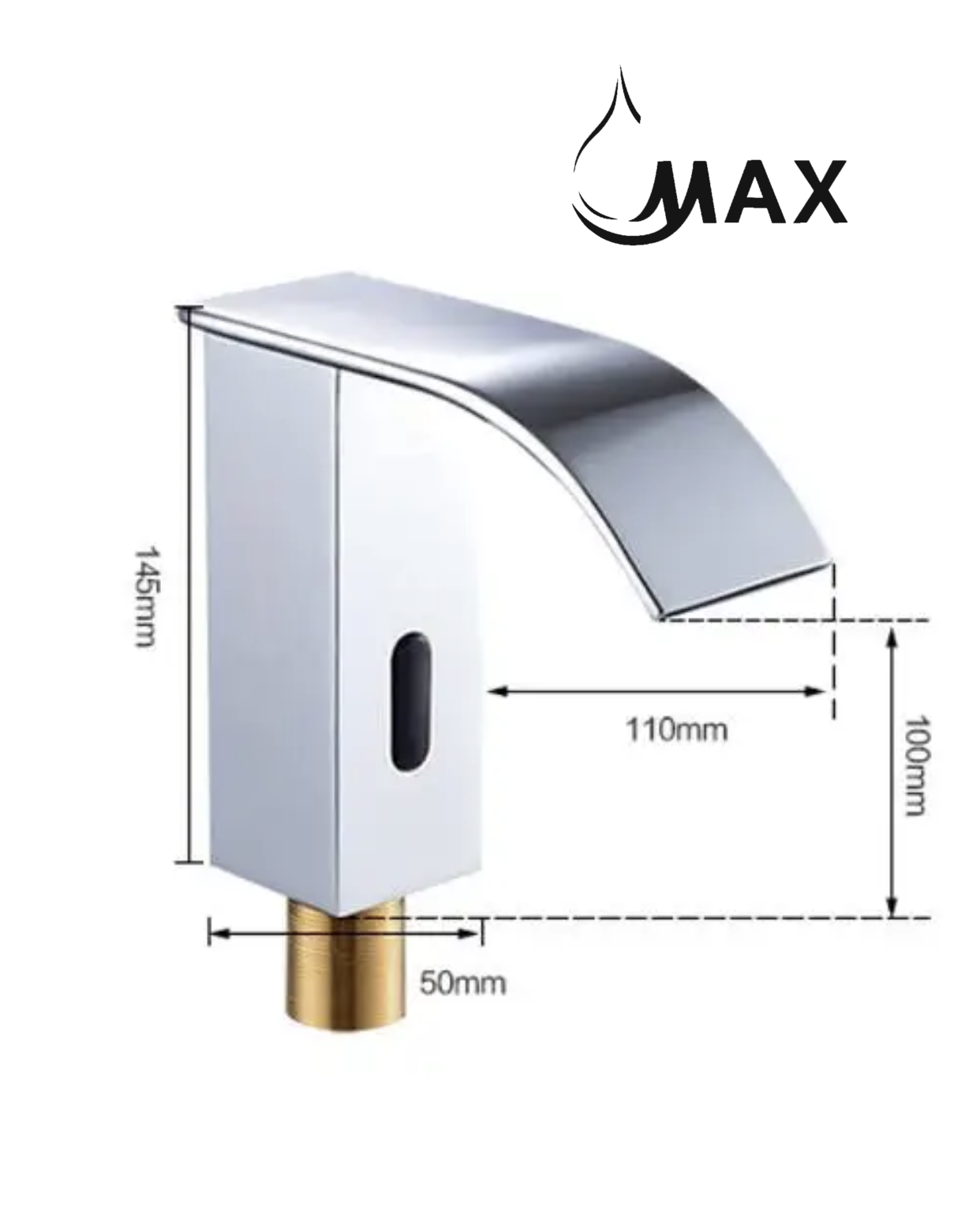 Touchless Bathroom Faucet Chrome Finish