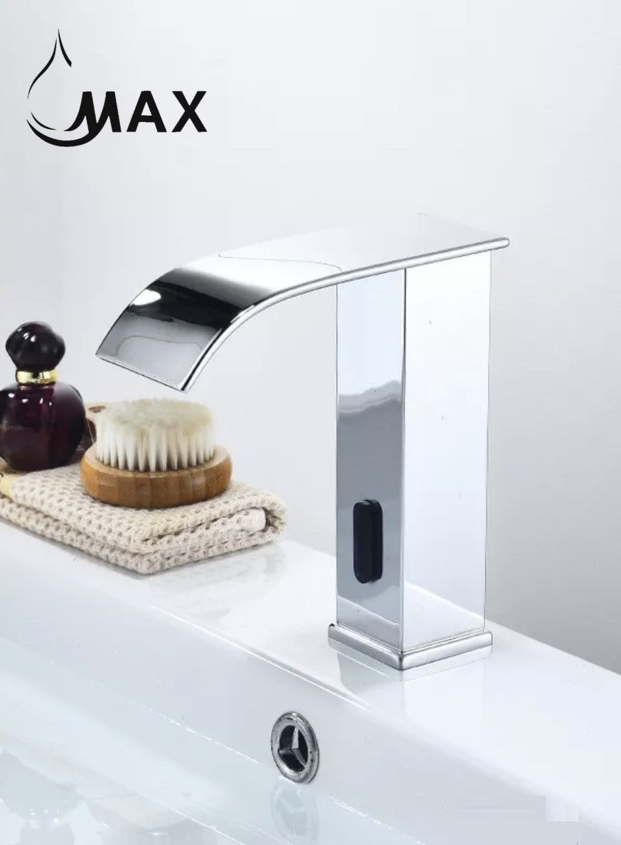 Touchless Bathroom Faucet Chrome Finish