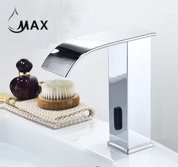 Touchless Bathroom Faucet Chrome Finish