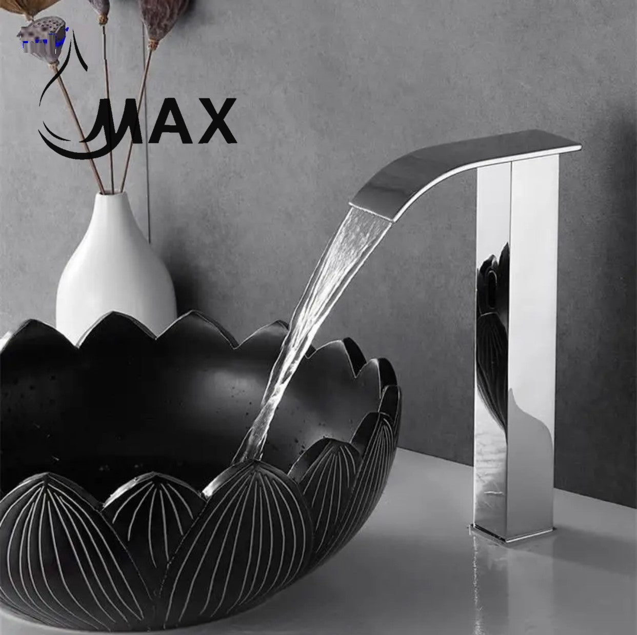Touchless Vessel Bathroom Faucet Chrome Finish