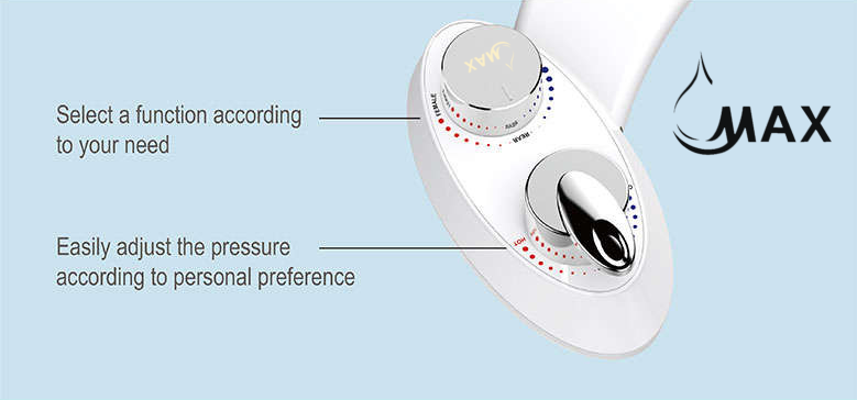 Toilet Bidet Dual Nozzle Hot and Cold