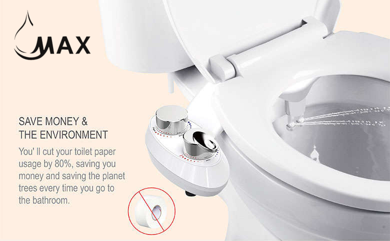 Toilet Bidet Dual Nozzle Hot and Cold