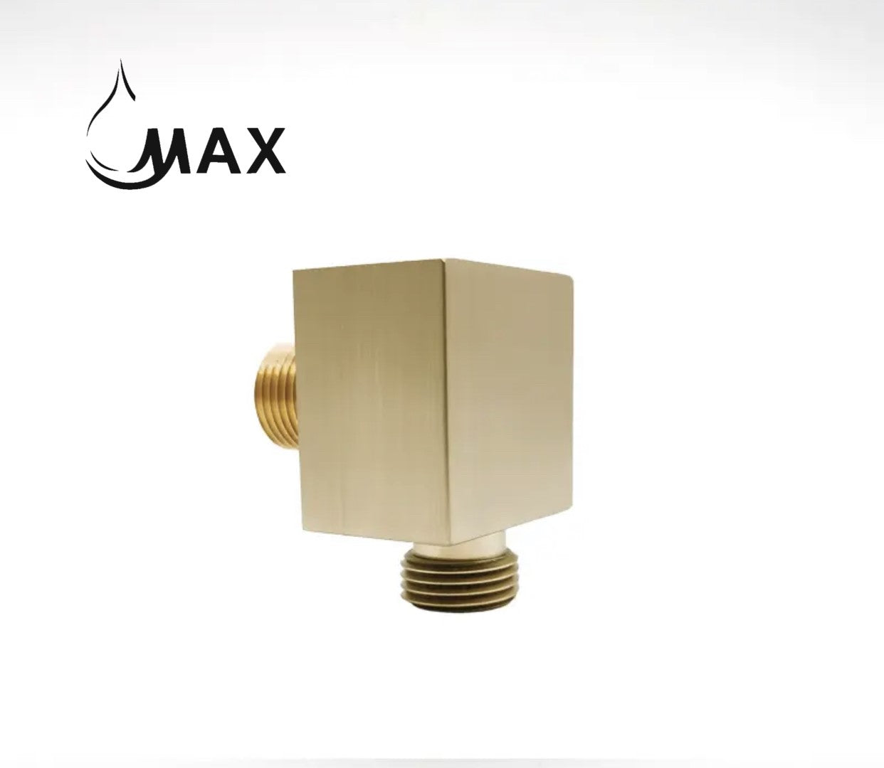 Shower Outlet Elbow Wall Mounted Brushed Gold