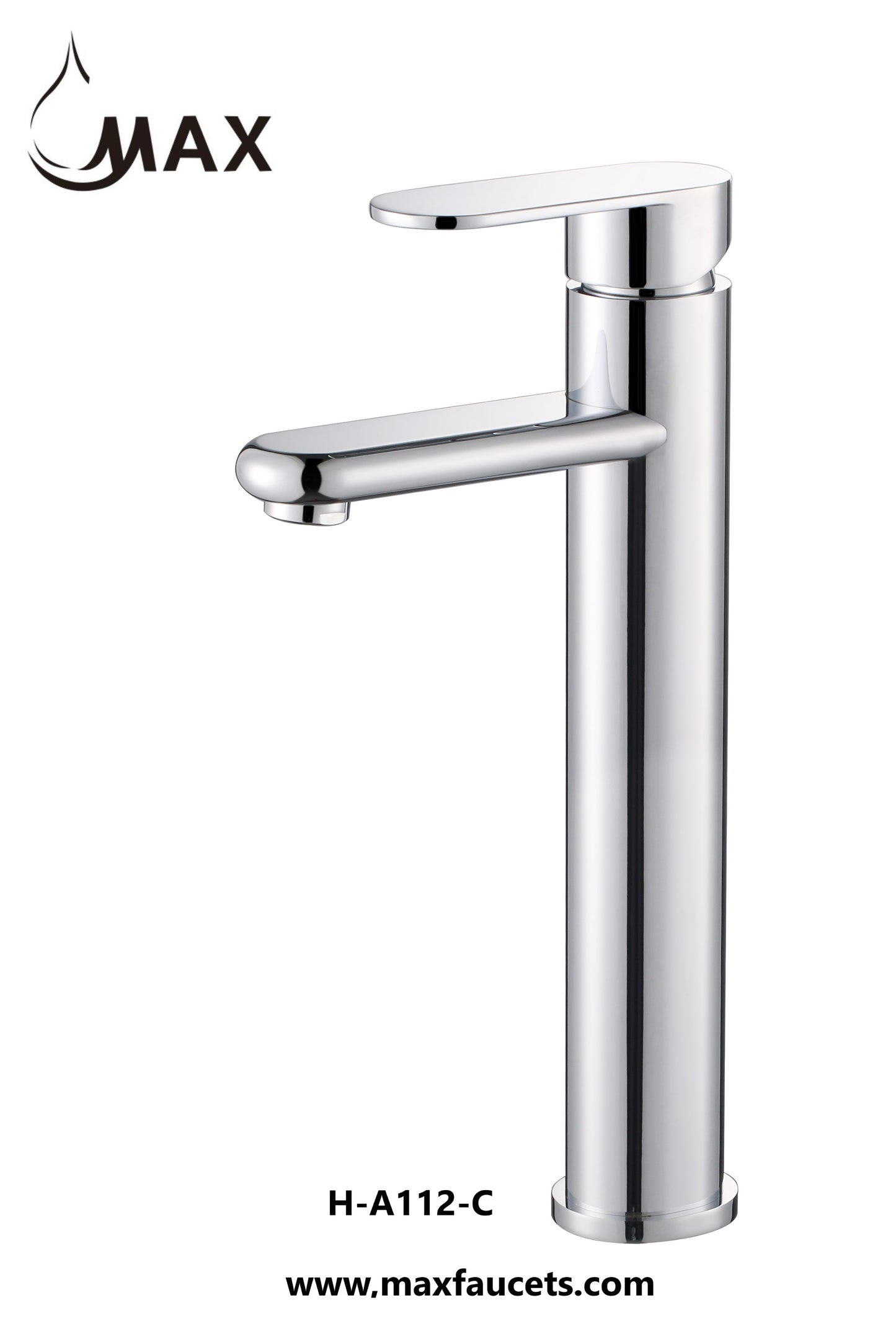 Elegance Design Vessel Sink Bathroom Faucet 12" In Chrome Finish
