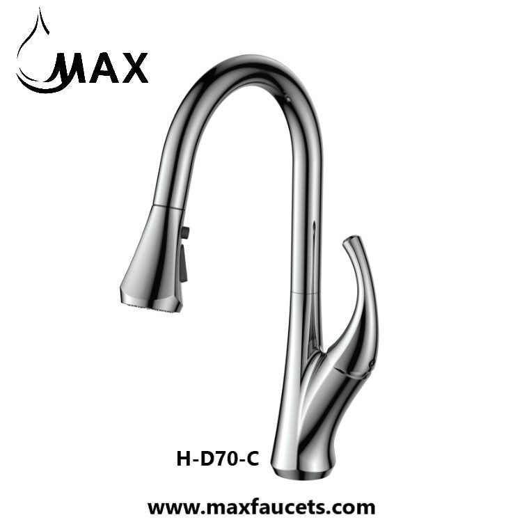 Pull-Out Three Functions Kitchen Faucet In Chrome Finish