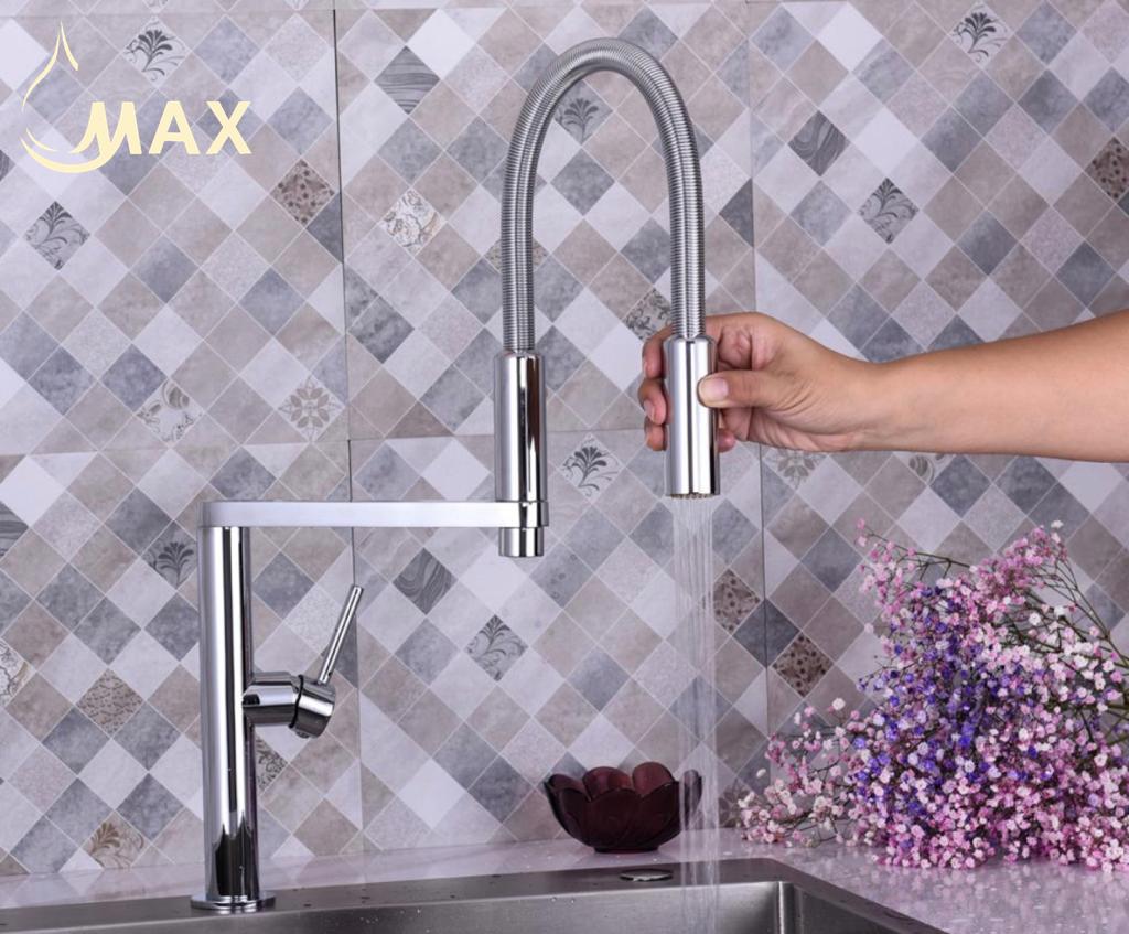 Pull-Down Kitchen Faucet Magnetic Jointed Flexible 20"