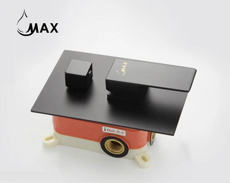 Shower Valve Two Functions Matte Black