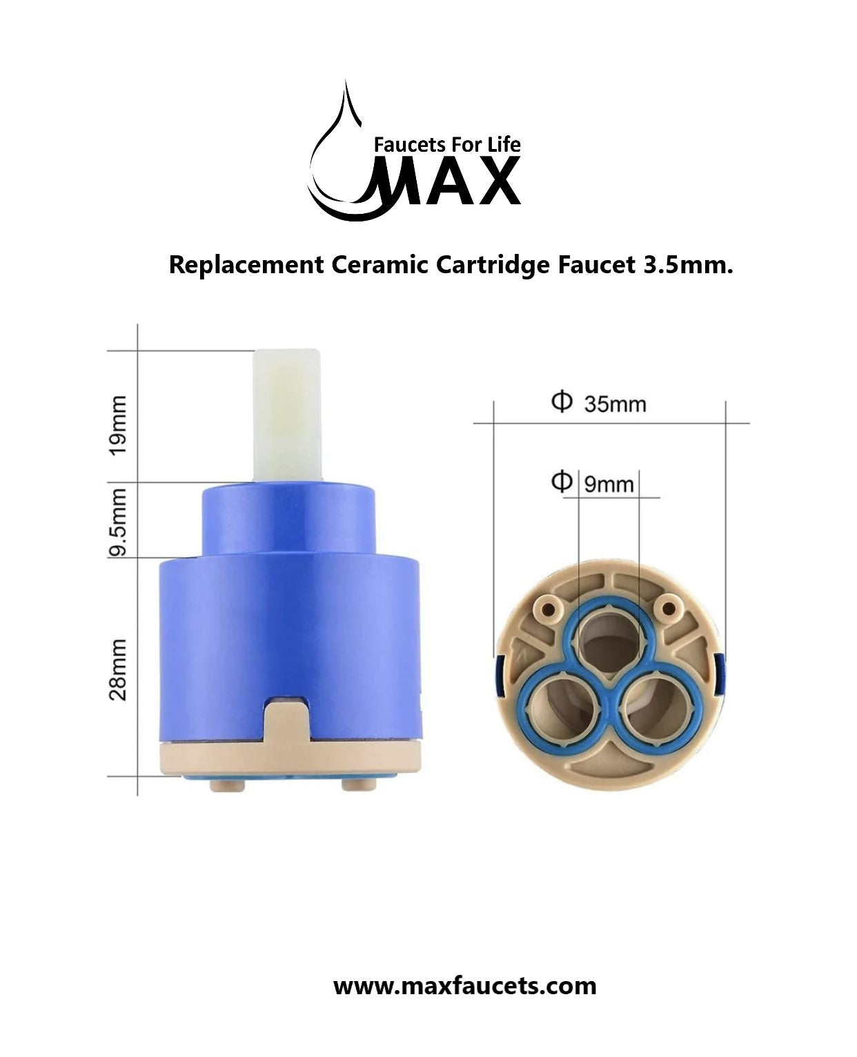 Replacement Ceramic Cartridge Faucet