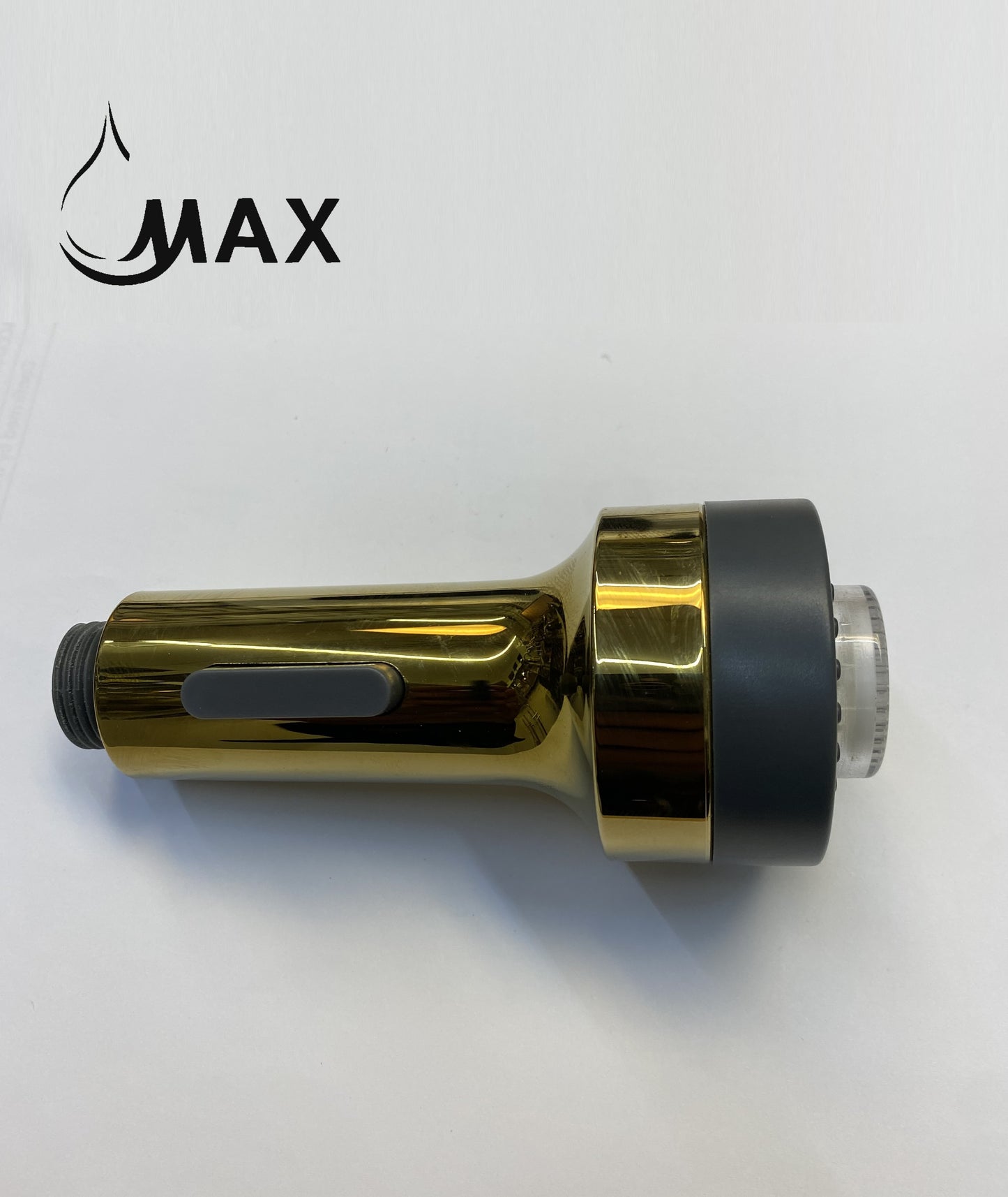 Replacement Nozzle Head Kitchen Faucet Spray & Stream With LED Light Shiny Gold