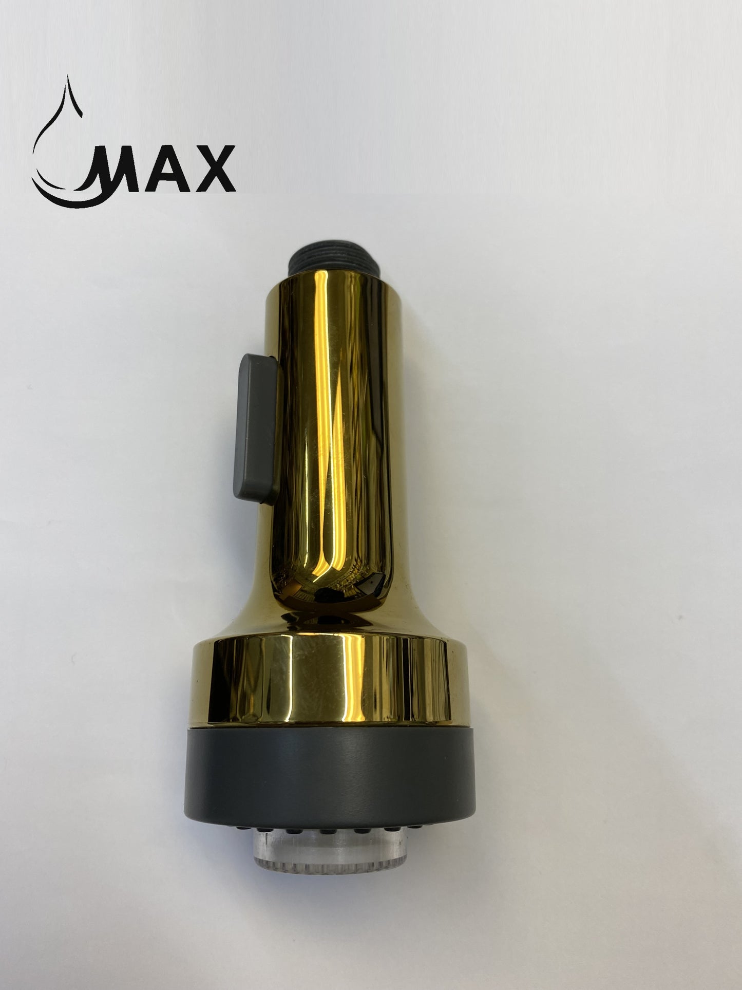 Replacement Nozzle Head Kitchen Faucet Spray & Stream With LED Light Shiny Gold