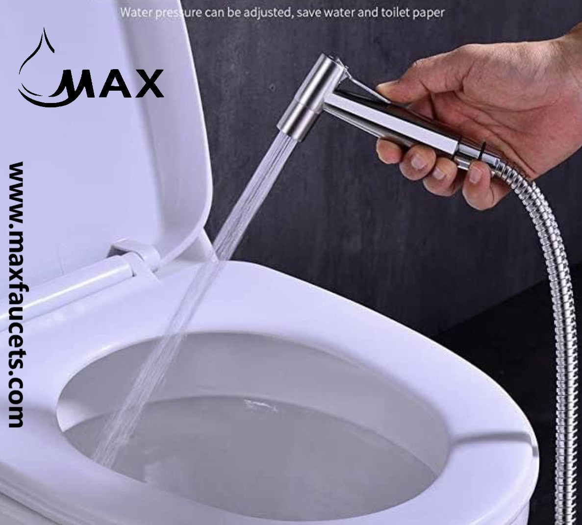 Brushed Nickel Spray Handheld Bidet