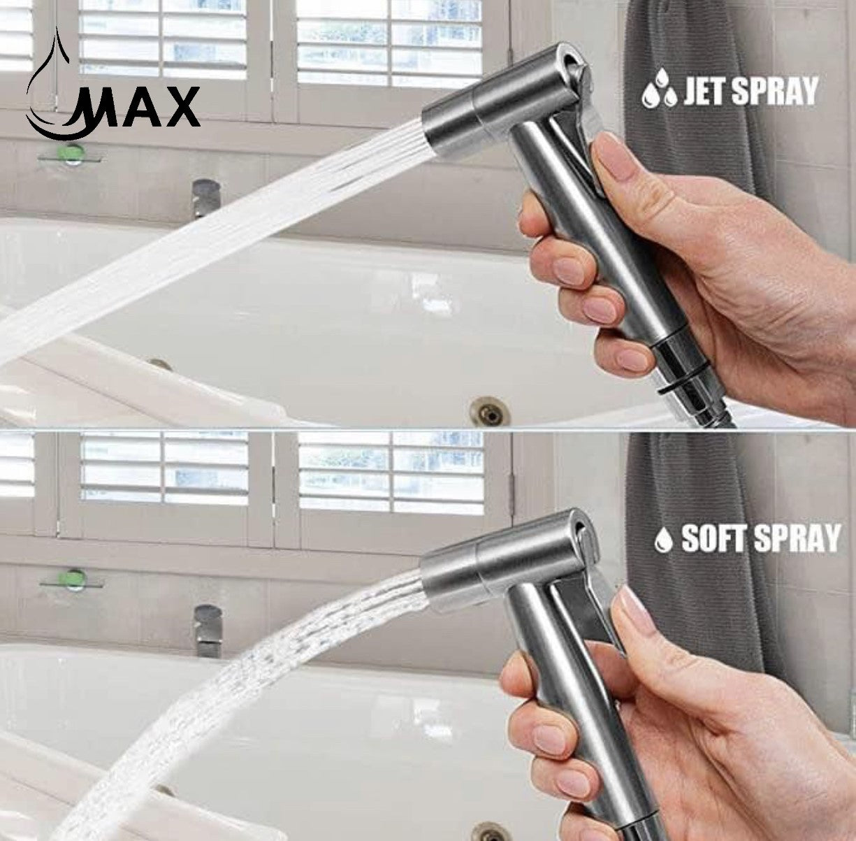 Brushed Nickel Spray Handheld Bidet