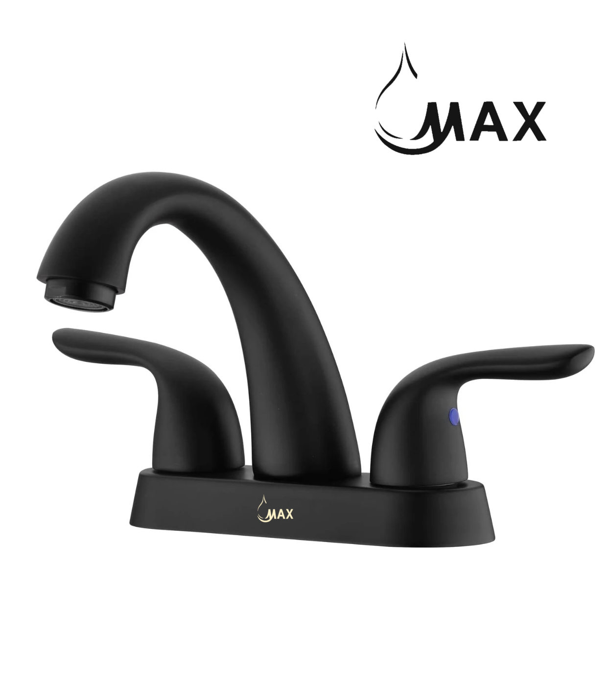 Bathroom Faucet Two Handle Commercial Widespread Matte Black