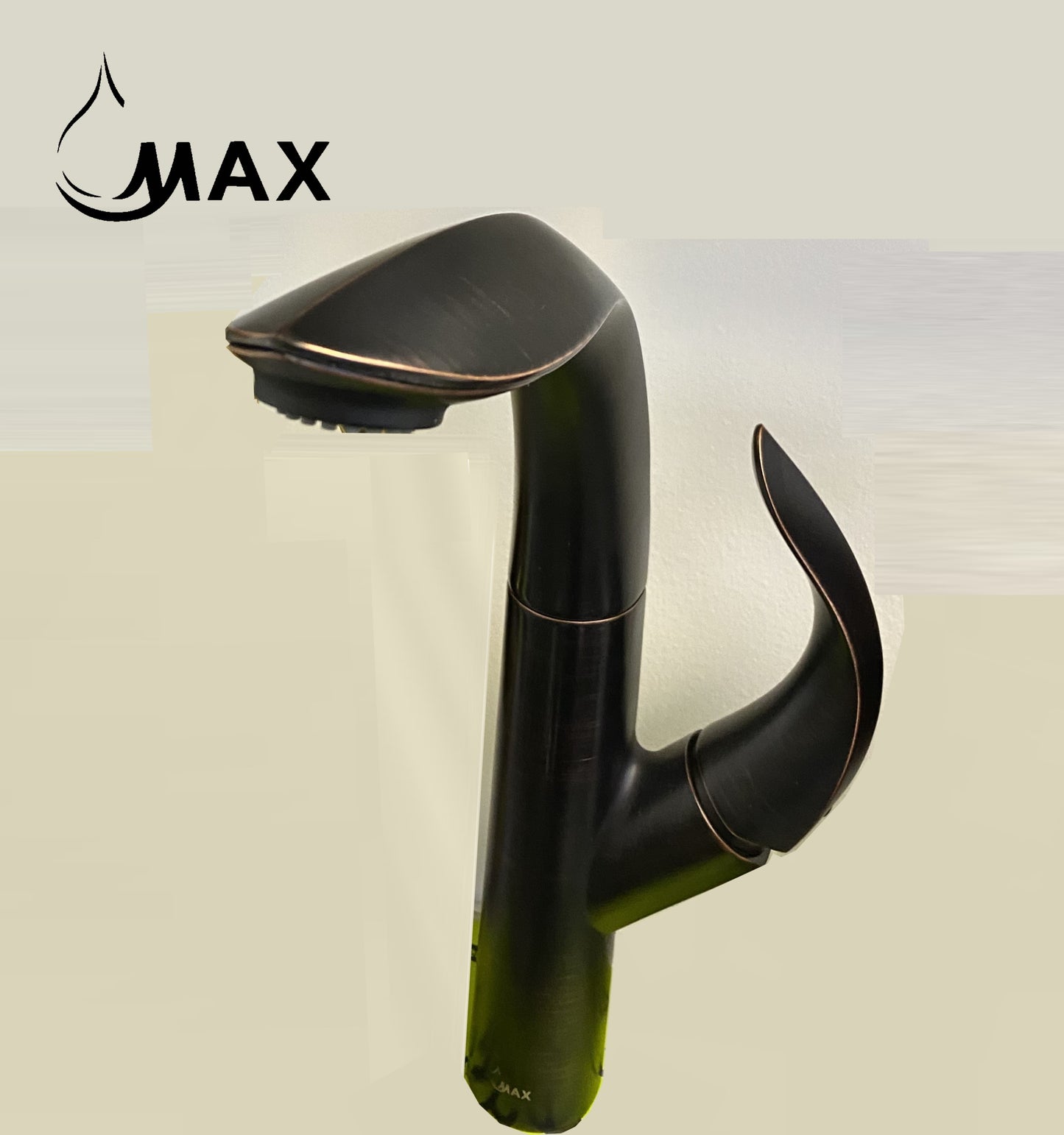 Pull-Out Kitchen Faucet Single Handle High-Arc 14.5" Oil Rubbed Bronze Finish