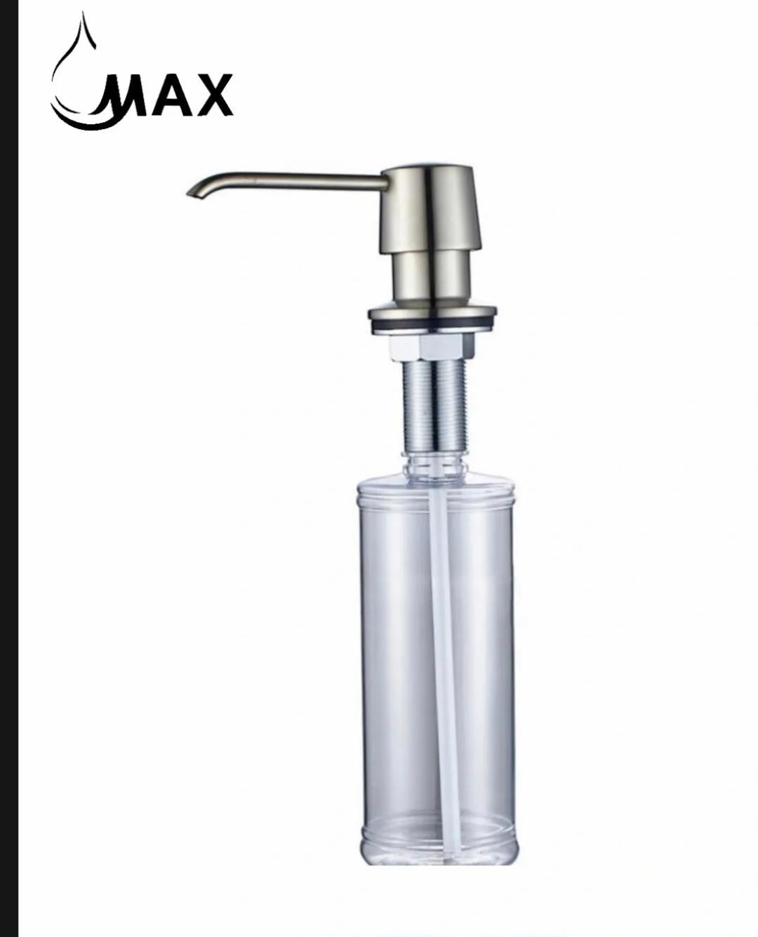 Soap & Lotion Dispenser Brushed Nickel