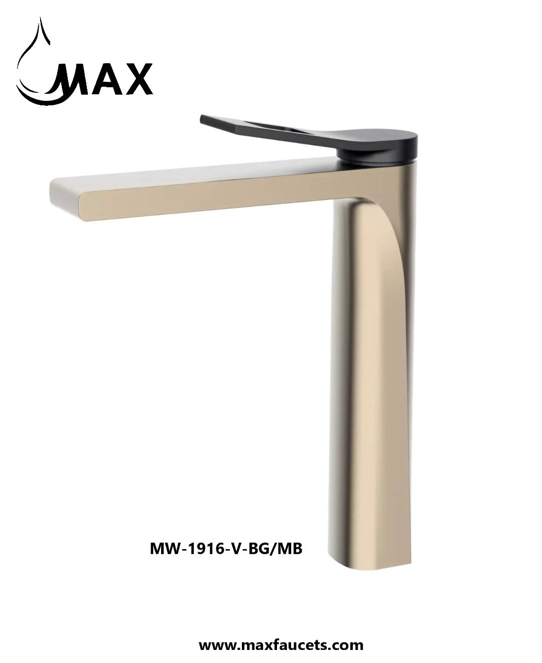 Vessel Sink Bathroom Faucet Long Spout 10"