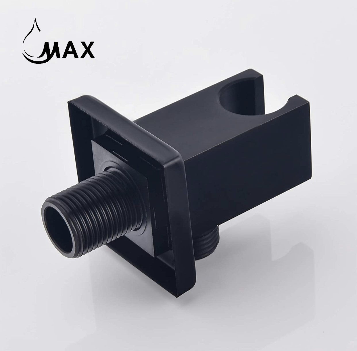 Shower Outlet Elbow With Holder Wall Mounted Matte Black