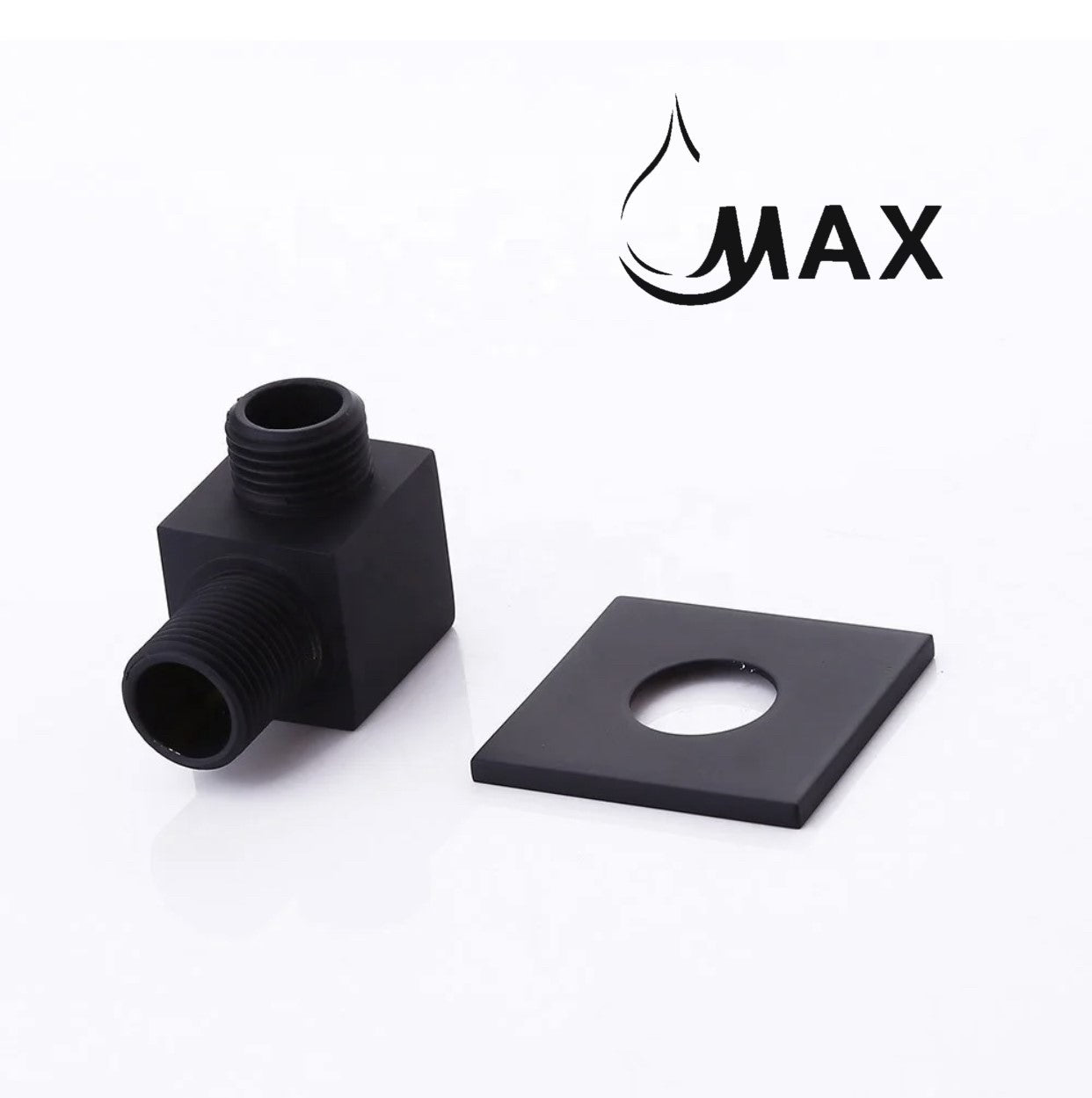 Shower Outlet Elbow Wall Mounted Matte Black