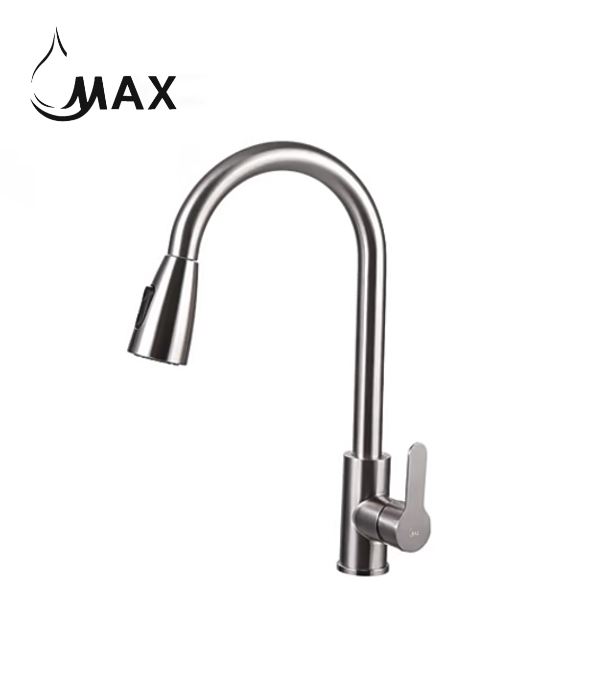 Pull-Out Kitchen Faucet Single Handle 16" Brushed Nickel Finish