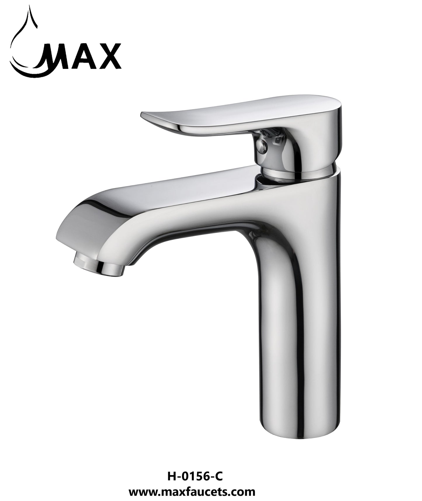 Elegant Single Handle Bathroom Faucet.