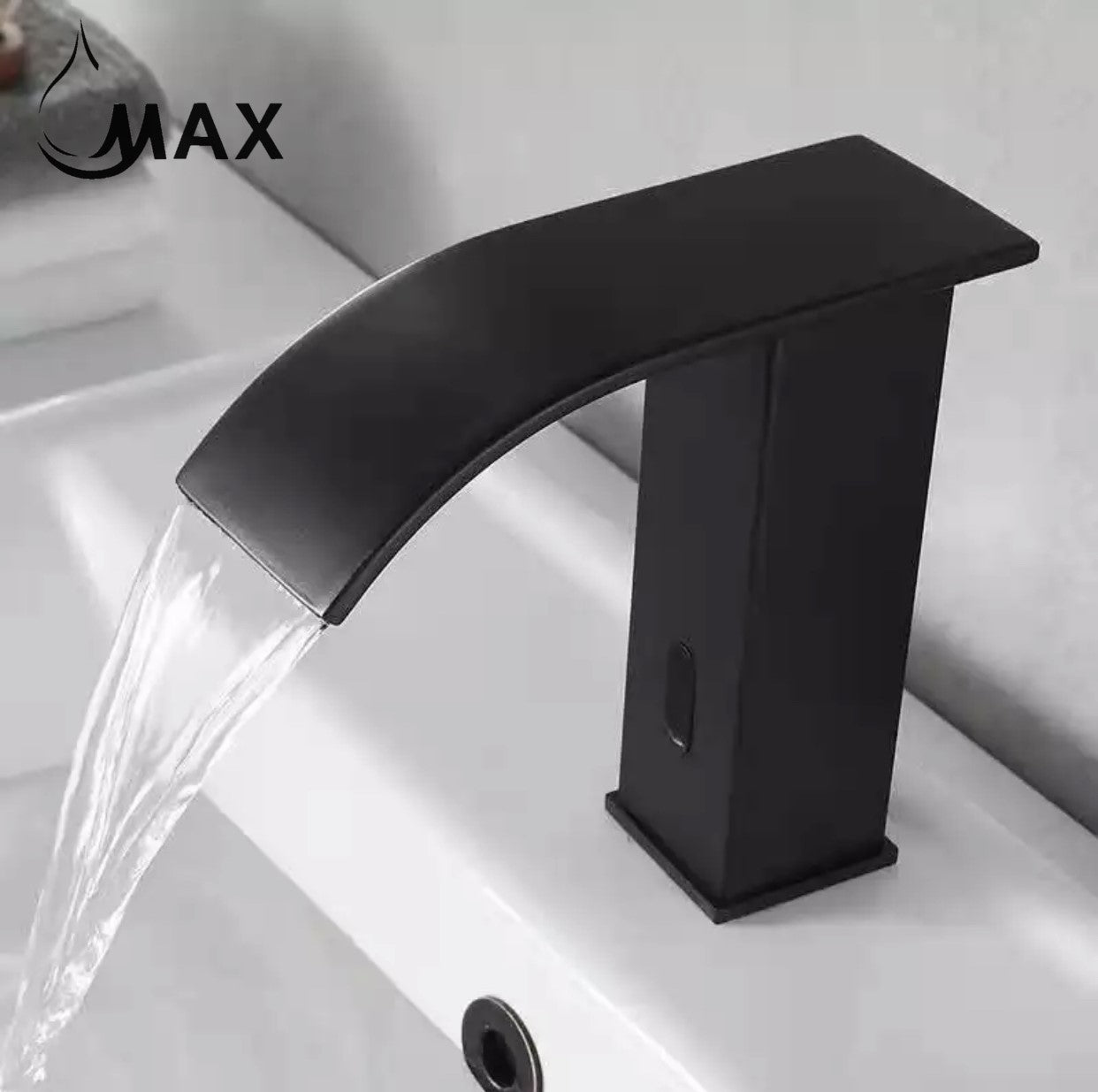Touchless Bathroom Faucet Matte Black Finish