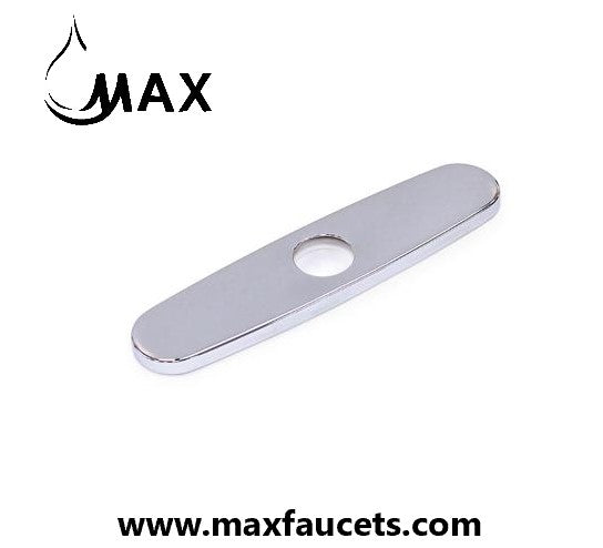 Sink Faucet Deck Plate 10" In Chrome Finish