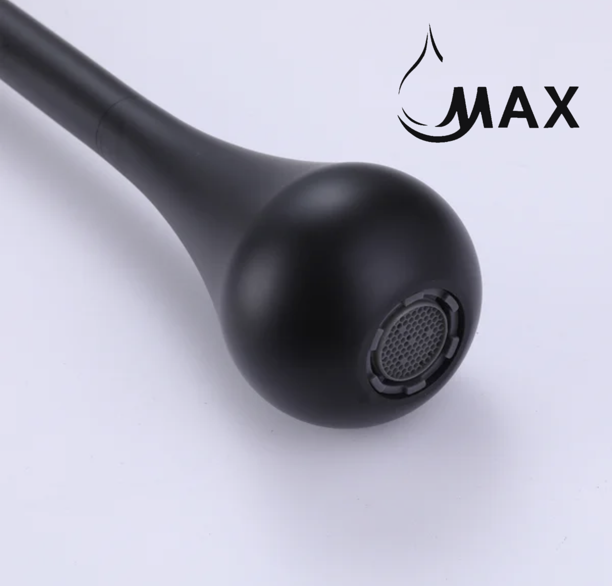 Smart Touchless Bathroom Faucet Ceiling Mounted Matte Black