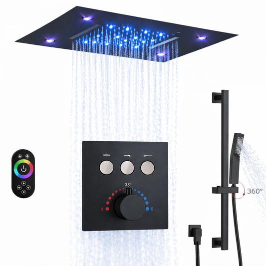 Understanding Ceiling-Mounted Shower Systems: 2 and 3 Function Options | MAX Faucets |