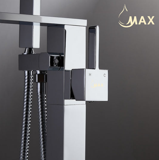 MAX Faucets | Freestanding Bathtub with handheld 