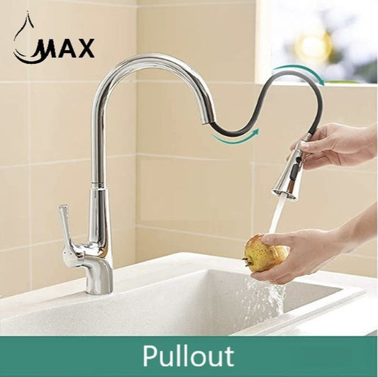 MAX Faucets Pullout Kitchen Faucet