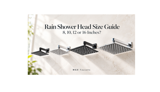 Rain Shower Head Sizes: 8, 10, 12 or 16 Inches?