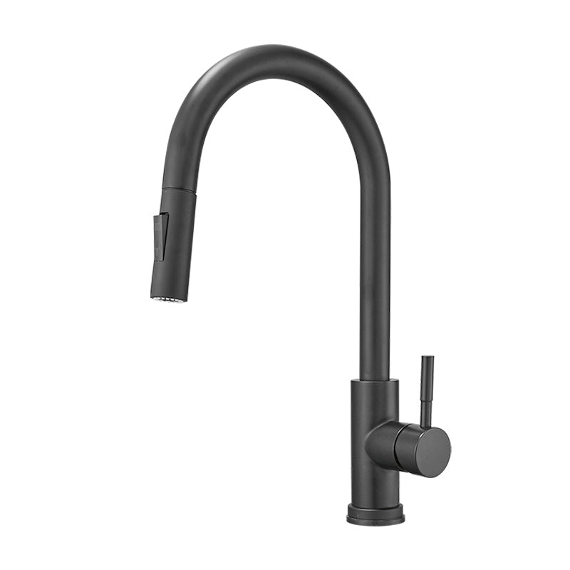 Smart Touch Kitchen Faucet 16" Single Handle Pull-Out – Matte Black Finish | MAX Faucets
