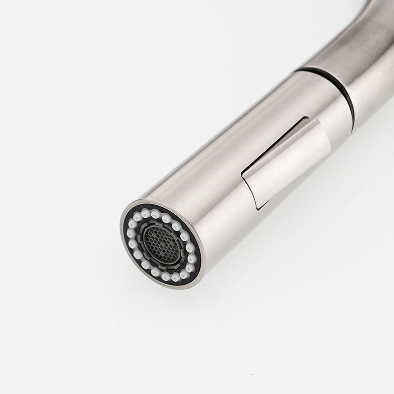 Smart Touch Kitchen Faucet 16" Single Handle Pull-Out – Brushed Nickel Finish | MAX Faucets