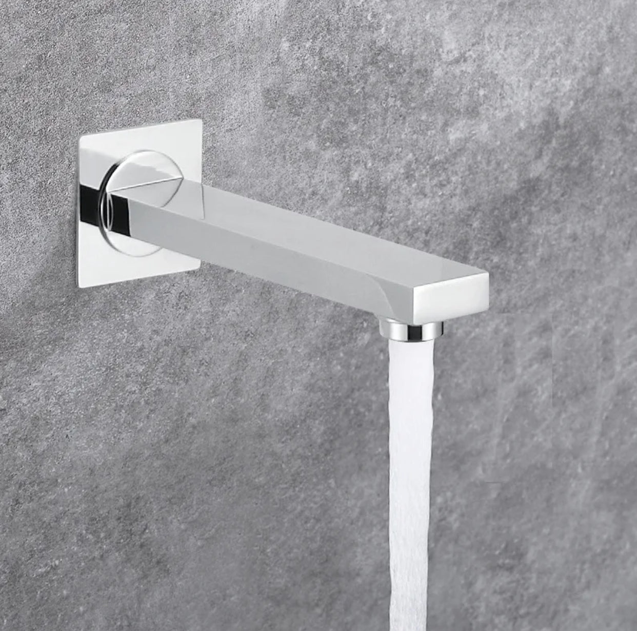 Tub Filler Spout 7" Chrome Finish