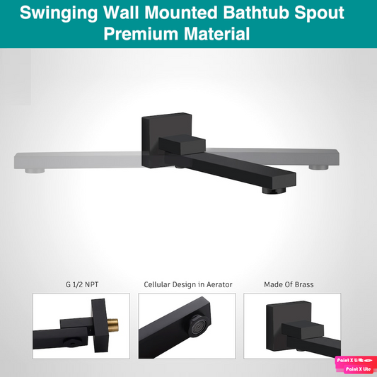 Thermostatic Shower System Set Three Functions With Pressure Balance Valve Matte Black Finish