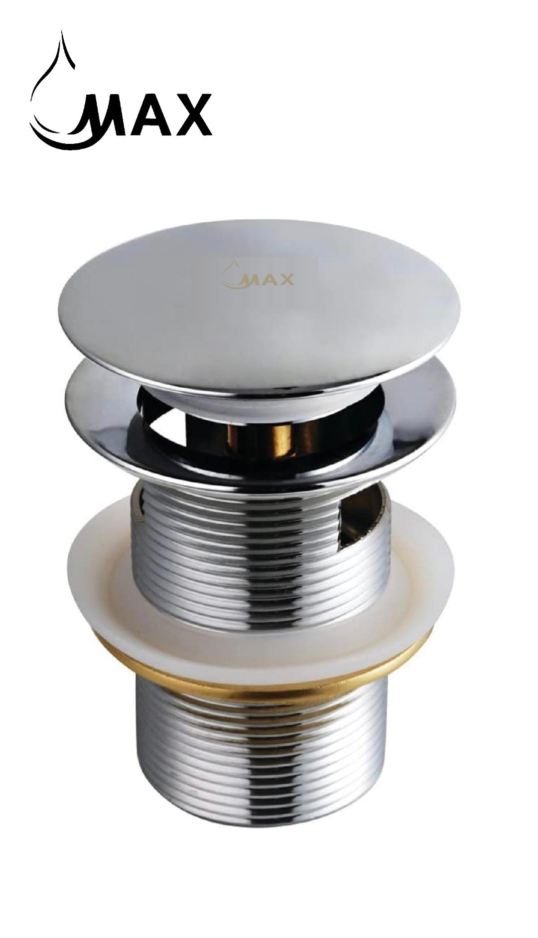 Freestanding Bathtub Drain Metal, Chrome Finish