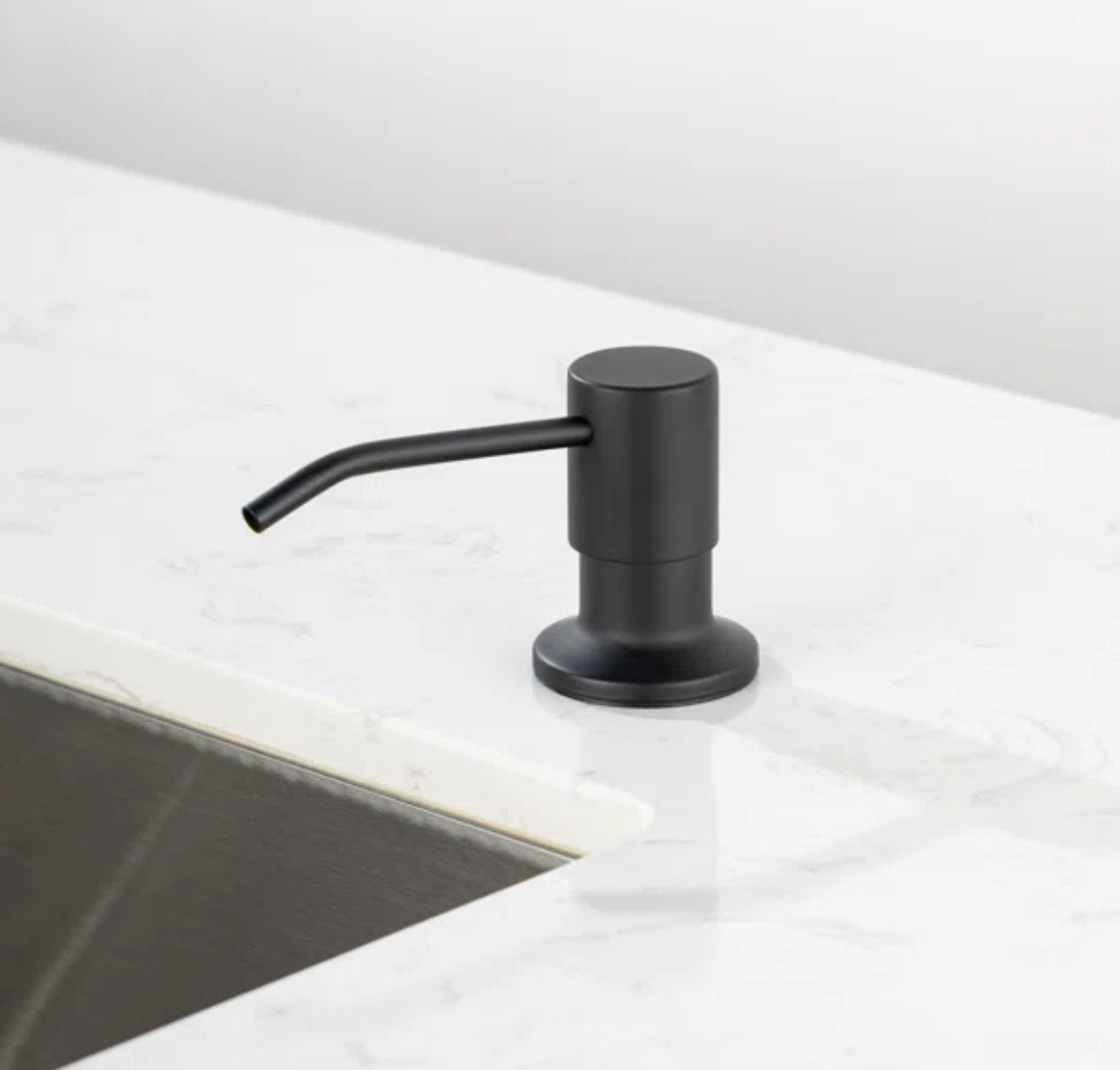 Soap & Lotion Dispenser Matte Black Finish