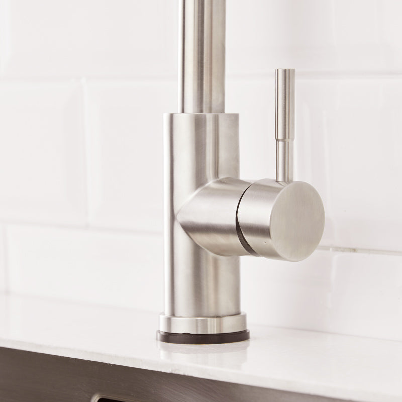 Smart Touch Kitchen Faucet 16" Single Handle Pull-Out – Brushed Nickel Finish | MAX Faucets