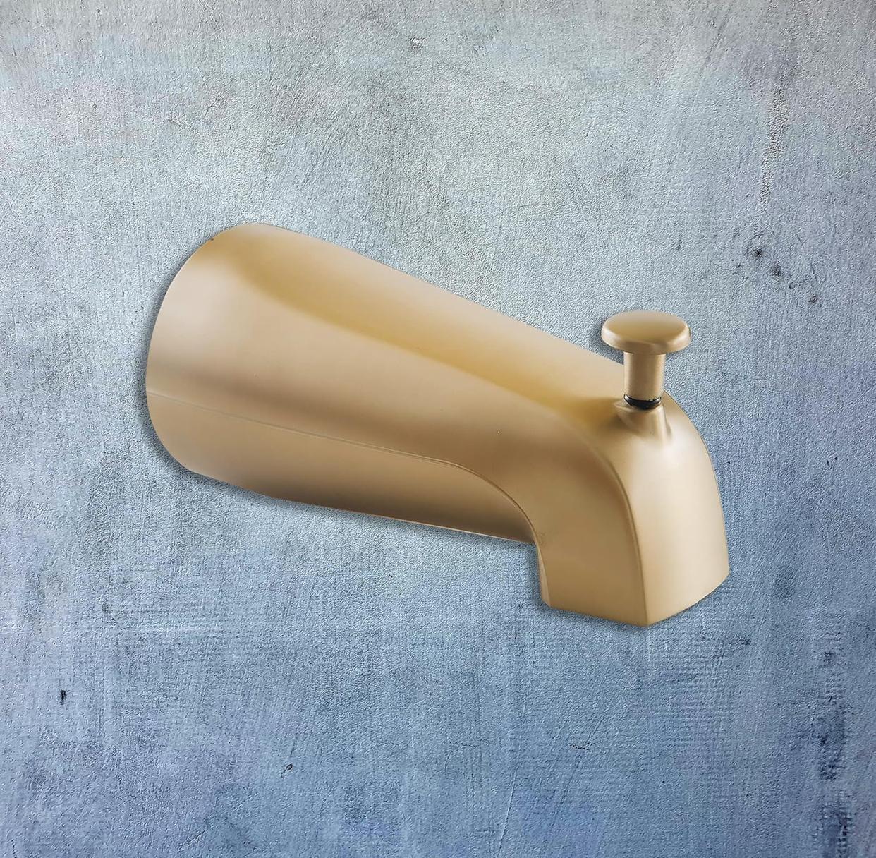 MAX Faucets | Tub Filler Spout 5" With Diverter - Brushed Gold