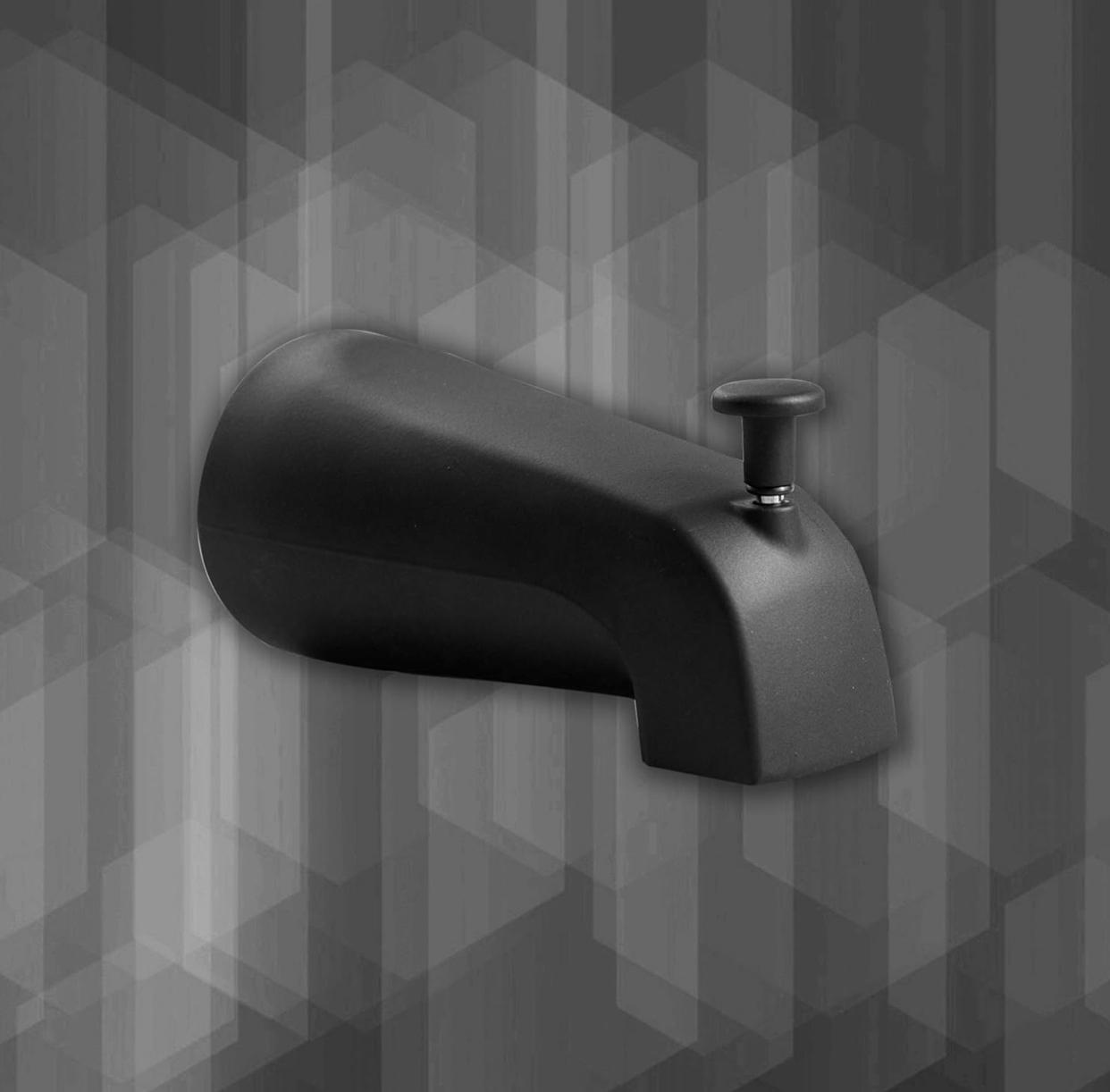 MAX Faucets | Tub Filler Spout 5" With Diverter - Matte Black