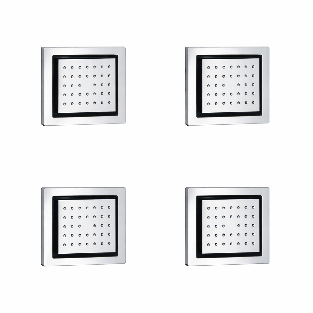 Concealed Rainfall Shower Body Jet Massage with Movable Off Position – Chrome Finish | MAX Faucets