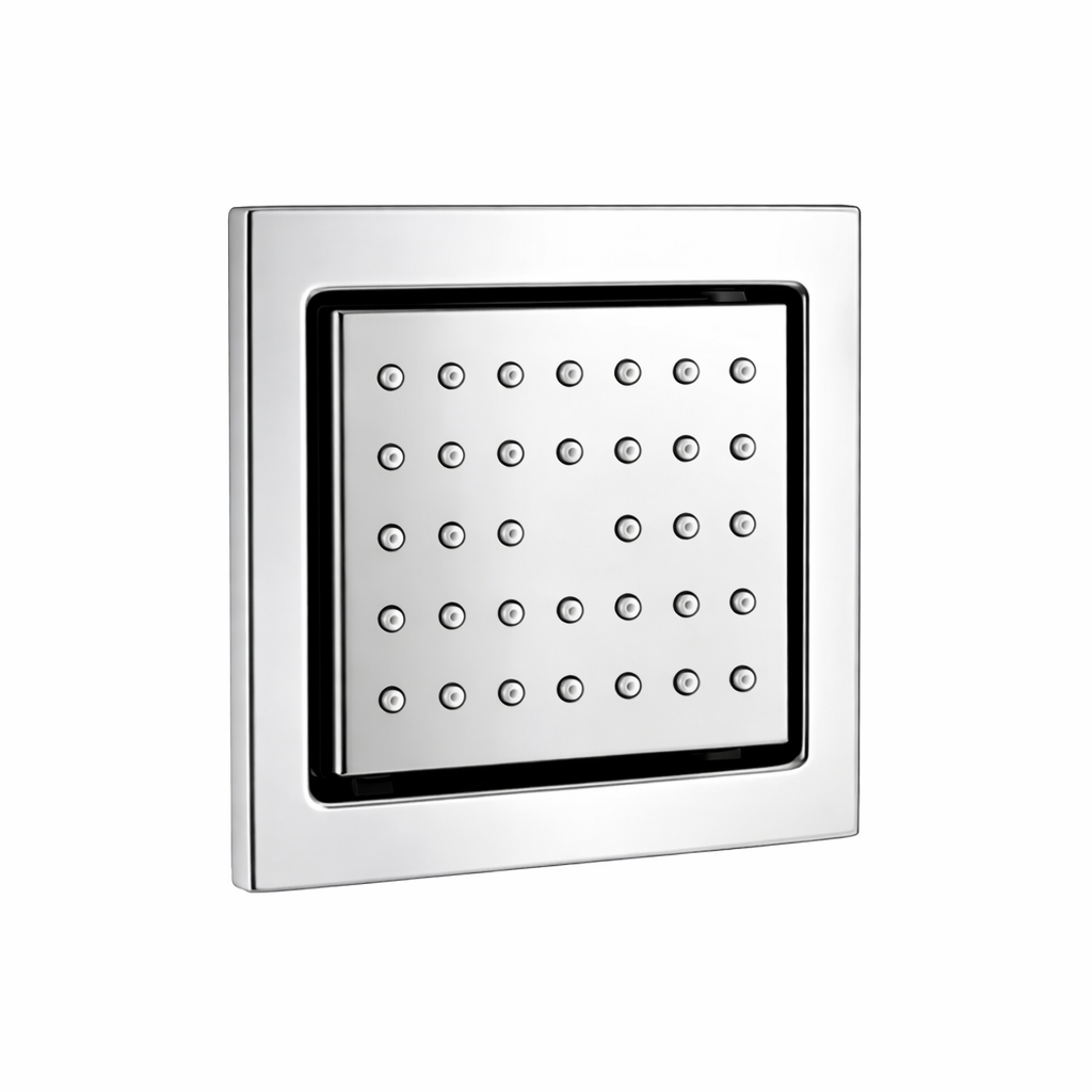 Concealed Rainfall Shower Body Jet Massage with Movable Off Position – Chrome Finish | MAX Faucets