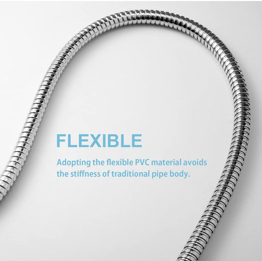 Replacement Handheld Shower Hose Flexbel 60 Inches 150cm Chrome Finish.