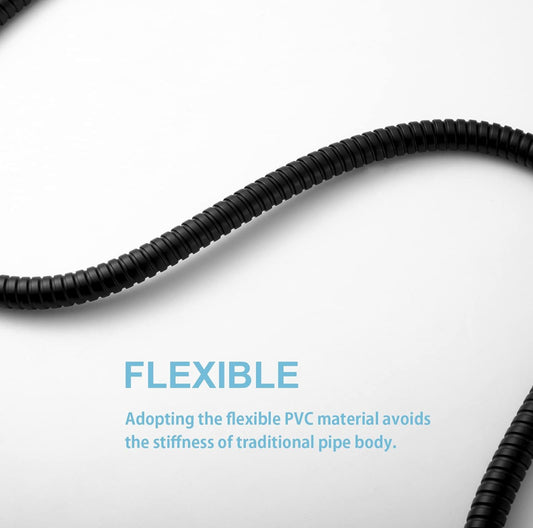 Replacement Handheld Shower Hose Flexbel 60 Inches 150cm Matte Black Finish