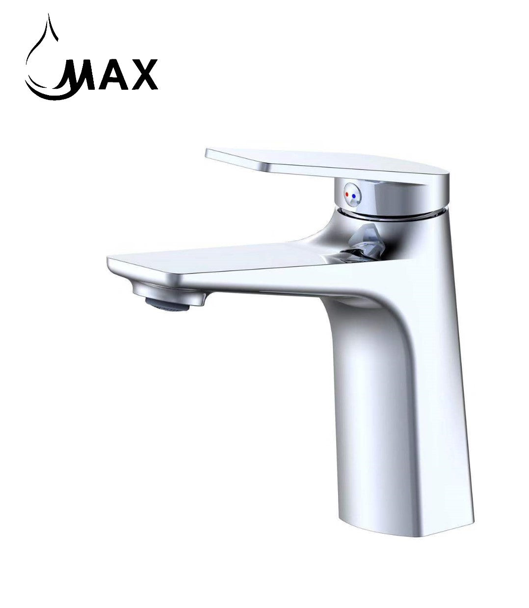 MAX Faucets | Luxury Bathroom Faucet – Chrome – 6.5 Inches Height