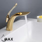 Modern Bathroom Faucet Elegant Single Handle Shiny Gold
