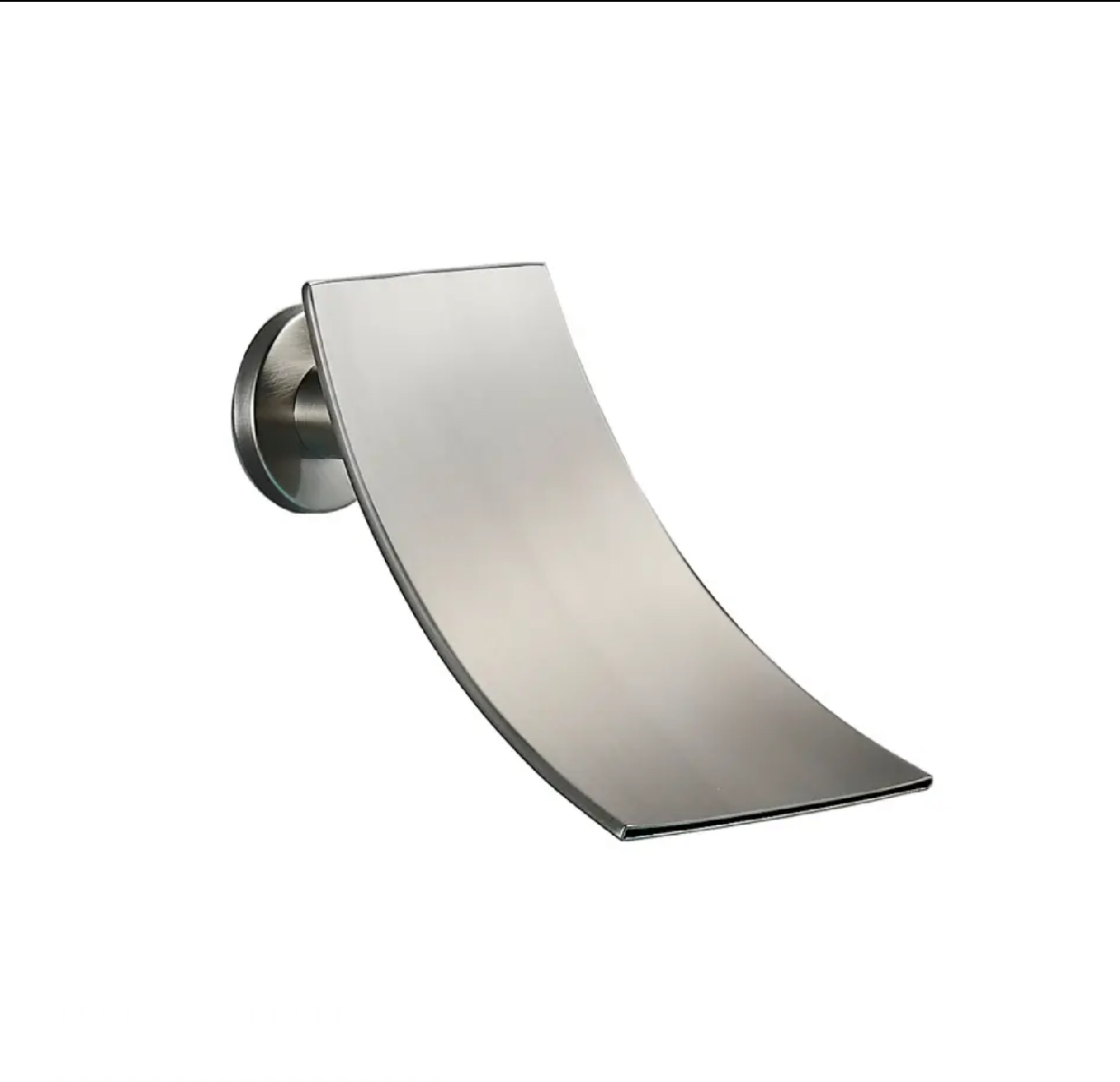 Waterfall Spout Shower System Set – Three Functions with Pressure Balance Valve | Brushed Nickel Finish